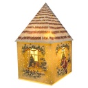 Decoratie huis met LED 11x11x21 cm / 3xAA