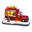 Decoratie Foodtruck met LED 22x13x14 cm / 3xAA