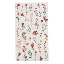 Paper napkins White Red 33x40 cm (20)