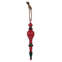 Decoratie hanger kerst Ø 8x41 cm