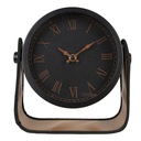 Horloge sur pied Noir 23x8x22 cm / 1xAA