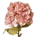 Decoratie tak met bloemen 10x10x55 cm