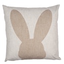 Housse de coussin Beige Blanc 45x45 cm