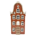 Waxinelichthouder huis 11x8x24 cm