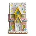 Decoratie huis 13x6x22 cm