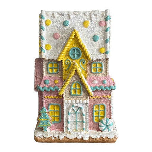 Decoratie huis 13x6x22 cm
