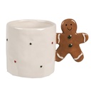Tazza Beige Marrone 15x9x9 cm / 325 ml