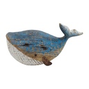 Decoratie walvis 19x8x11 cm