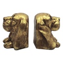 Boekensteun (2) hond 24x13x19 cm