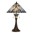 Tafellamp Tiffany Ø 40x61 cm E27/max 2x60W