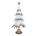 Decoratie kerstboom 34x26x67 cm