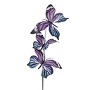 Decoratie tak met vlinders 10x10x65 cm