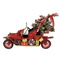 Decoratie auto met kerstdecoratie 38x16x27 cm