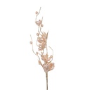 Decoratie tak met bloemen 6x6x62 cm