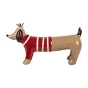 Decoratie hond 15x5x9 cm