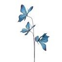 Decoratie tak met vlinders 10x10x65 cm