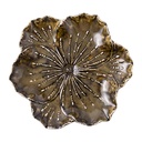 Decoratie schaaltje bloem Ø 17x4 cm