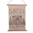 Wandkaart Kerst 40x2x60 cm