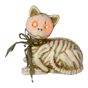 Decoratie skelet kat 15x10x15 cm