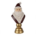 Décoration de Noël père Noël Rouge Blanc 19x15x40 cm