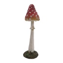 Decoratie paddenstoel Ø 4x13 cm