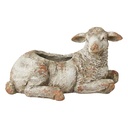 Decoratie bloempot schaap 58x31x33 cm