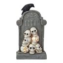 Decoratie grafsteen Halloween 35x13x61 cm