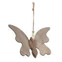 Decoratie hanger vlinder 21x3x15 cm