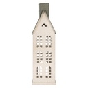 Decoratie huis 17x8x38 cm