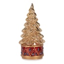 Decoratie kerstboom met LED Ø 12x27 cm
