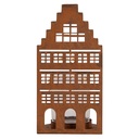 Waxinelichthouder huis 8x8x15 cm
