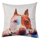 Kussenhoes hond 43x43 cm