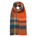Foulard femme Orange Marron 35x212 cm
