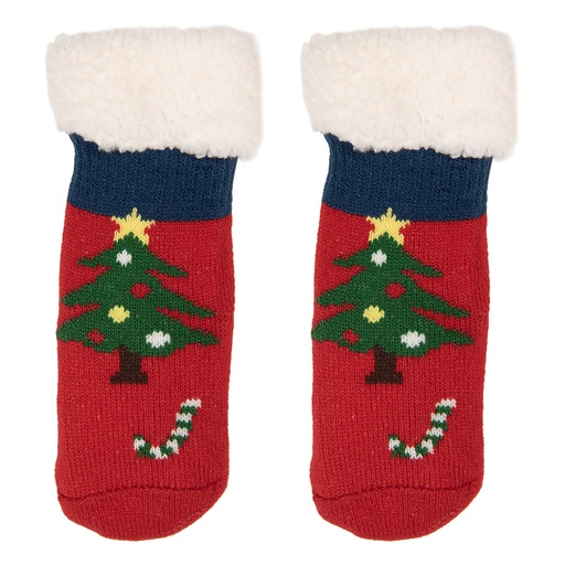Kindersokken one size rood