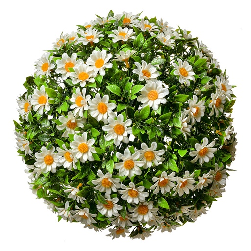 Decoratie bol kunstbloem margriet Ø 30 cm