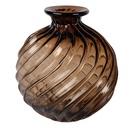 Vaso Vetro Marrone Ø 19x21 cm