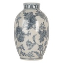 Vaso Bianco Blu Ø 22x36 cm