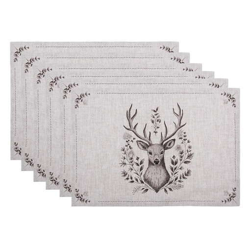 Placemat 6 stuks 48x33 cm SPL
