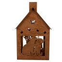 Decoratie huis 17x10x28 cm