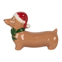 Decoratie hond 15x5x11 cm