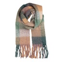 Foulard Femme Vert Beige 38x200 cm