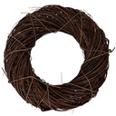 Decoration Couronne Marron Ø 50x12 cm