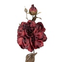Decoratie tak met bloemen 14x17x73 cm
