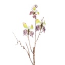 Decorazione Ramo con farfalle Verde 14x5x85 cm