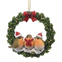 Decoratie hanger vogels 10x3x10 cm