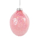 Décoration pendentif uf Rose Ø 6x9 cm