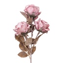 Decoratie tak met bloemen 83 cm
