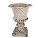 Blumentopf für Innen Beige Braun 44x44x58 cm