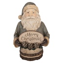 Decoratie buste kerstman 21x16x31 cm