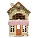 Waxinelichthouder huis 14x9x20 cm